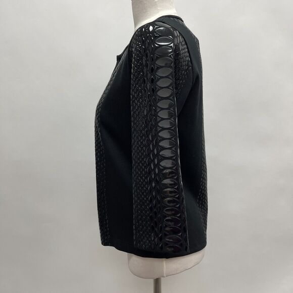 Grayse St. John Women's Bolero Top Size XS Black $395 NWT - Picture 3 of 10